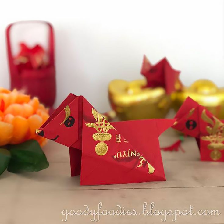 This adorable origami dog is another Chinese New Year craft made from red envelopes, adding a festive touch to your celebrations! It&rsquo;s a simple and fun activity that&rsquo;s great for kids and adults alike!