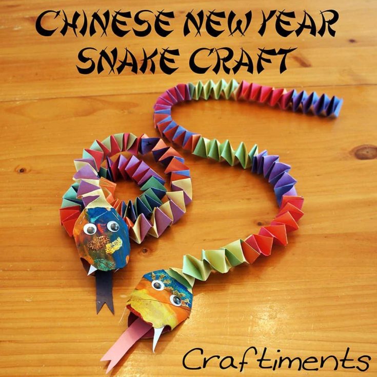 This vibrant snake craft is made with a toilet roll tube and colorful paper, making it both creative and eco-friendly. Kids will enjoy folding the paper into a wiggly body and adding googly eyes and a tongue for a playful touch. It&rsquo;s a simple and festive activity, perfect for celebrating Chinese New Year or just having fun!