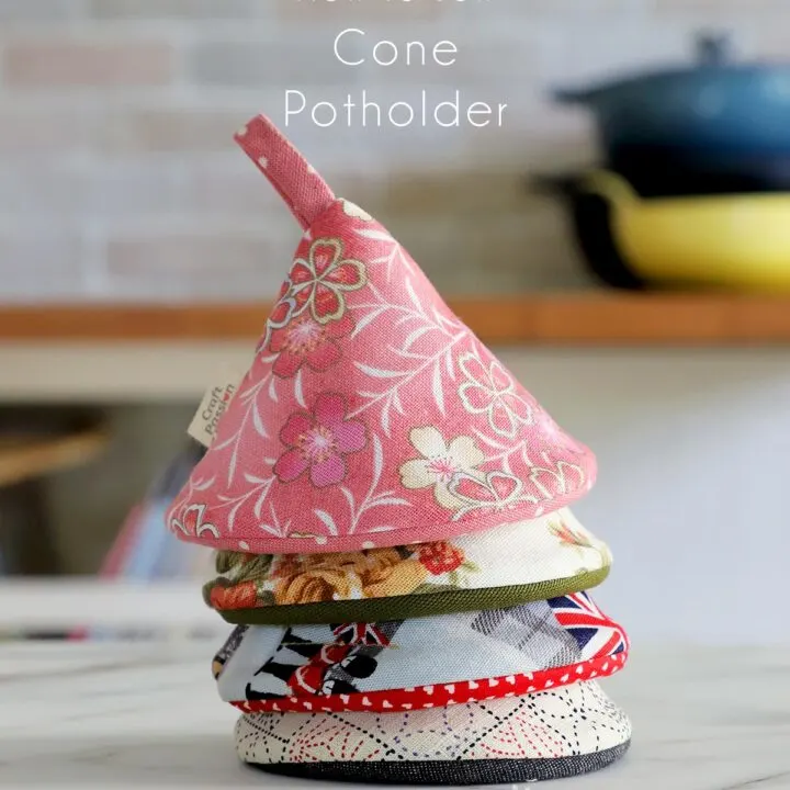 Sew quick & simple potholder in 30 minutes. We designed this 4