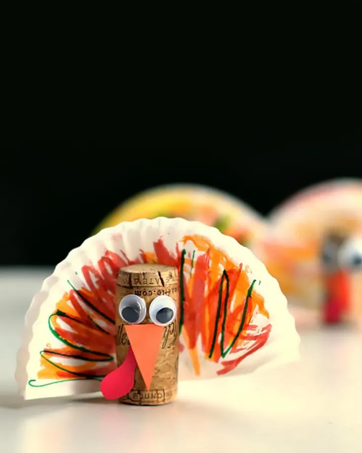 Uncork your creativity with this fantastic craft! Only requiring four materials, this craft cannot get any simpler! Moreover, it is made out of a cork, which can be reused from old wine bottles.