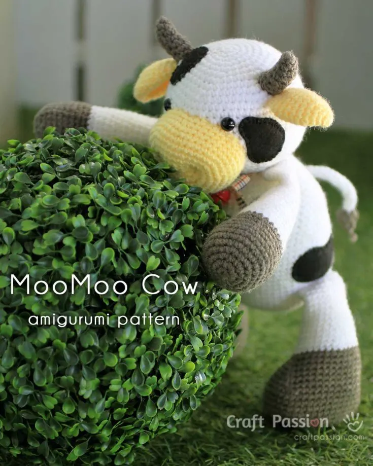 crochet cow