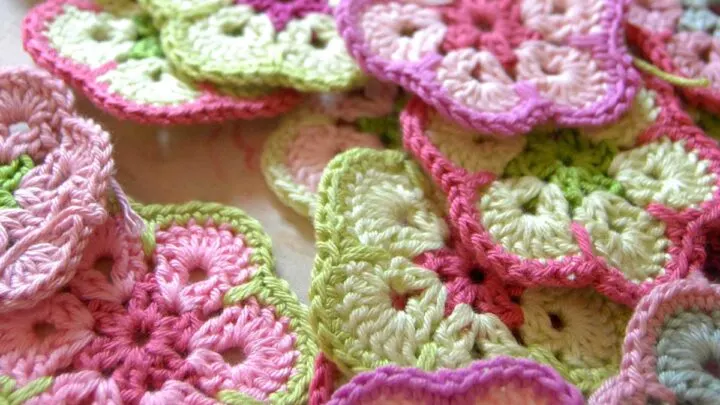 crochet african flower