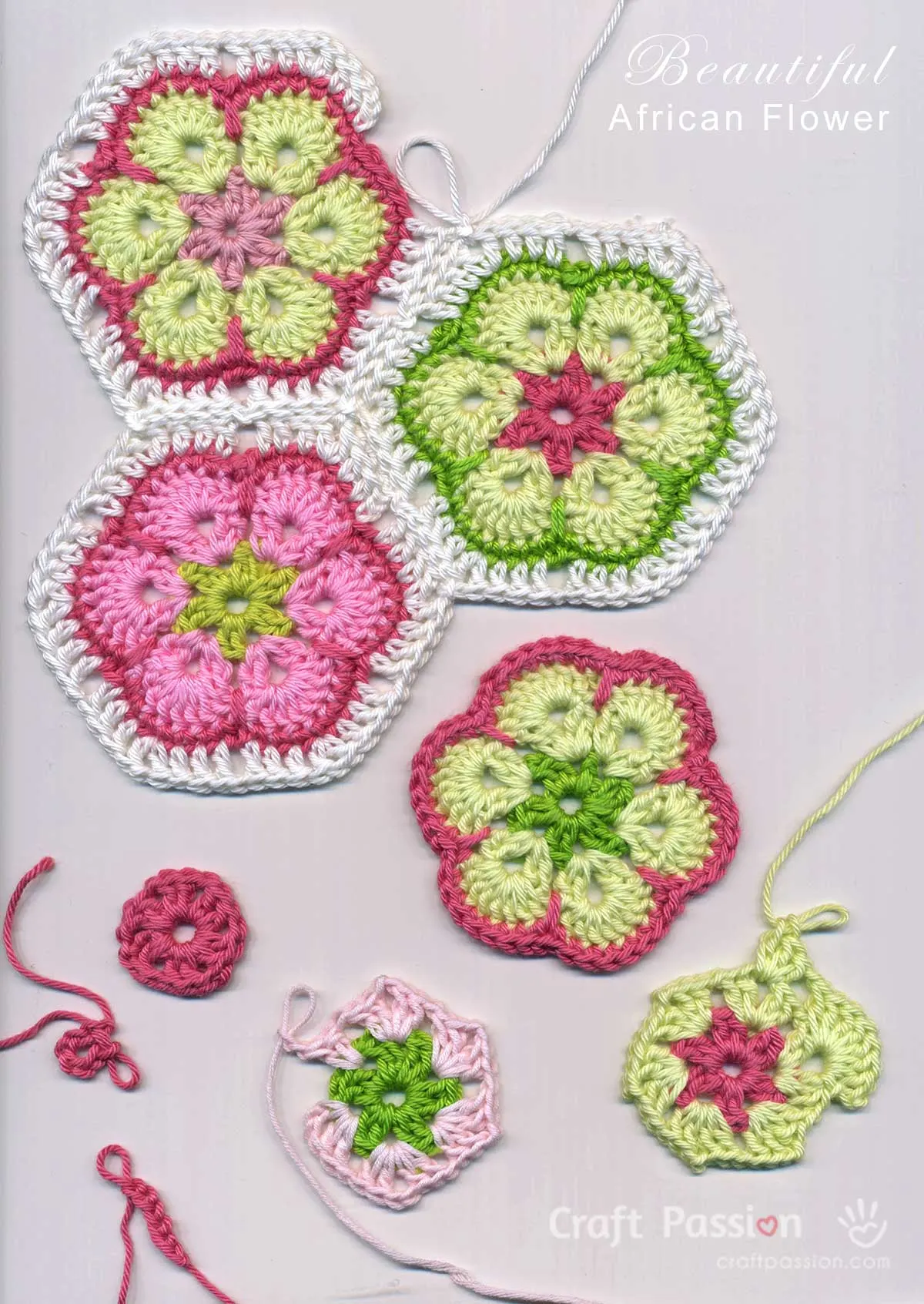 crochet african flower pattern