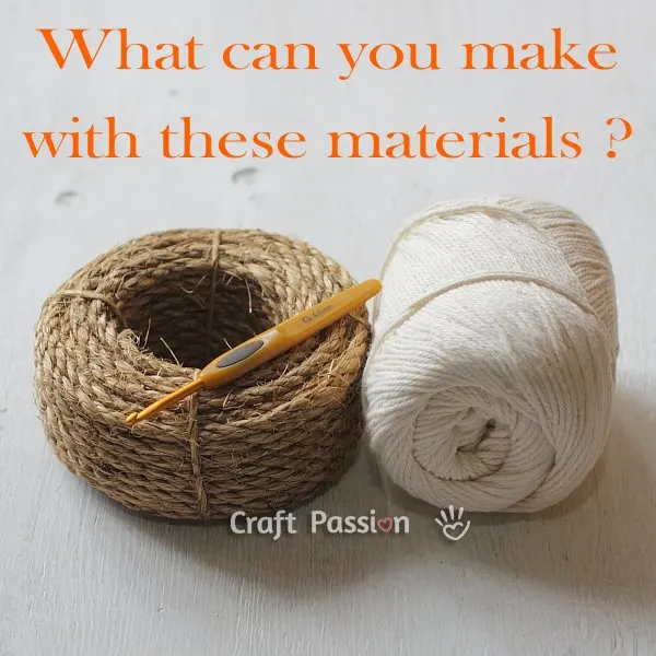 crochet basket supplies