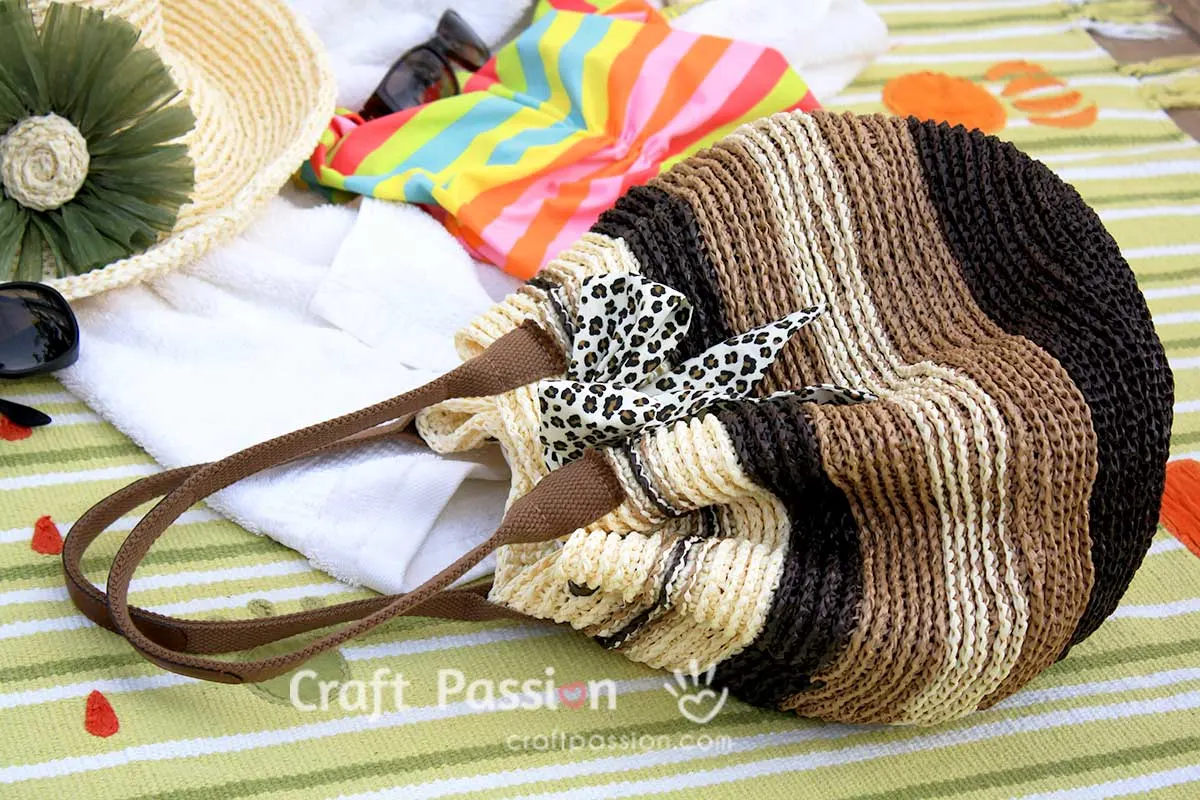 crochet bucket bag