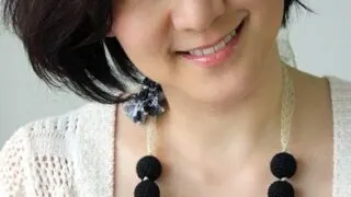 crochet bead necklace free pattern