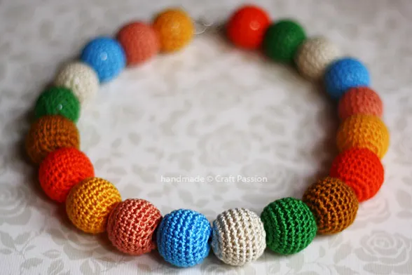 Crochet Bead Necklace