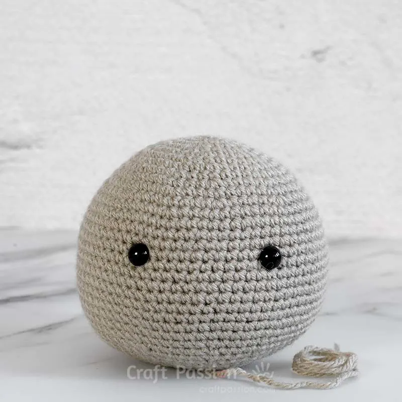 crochet head for teddy bear