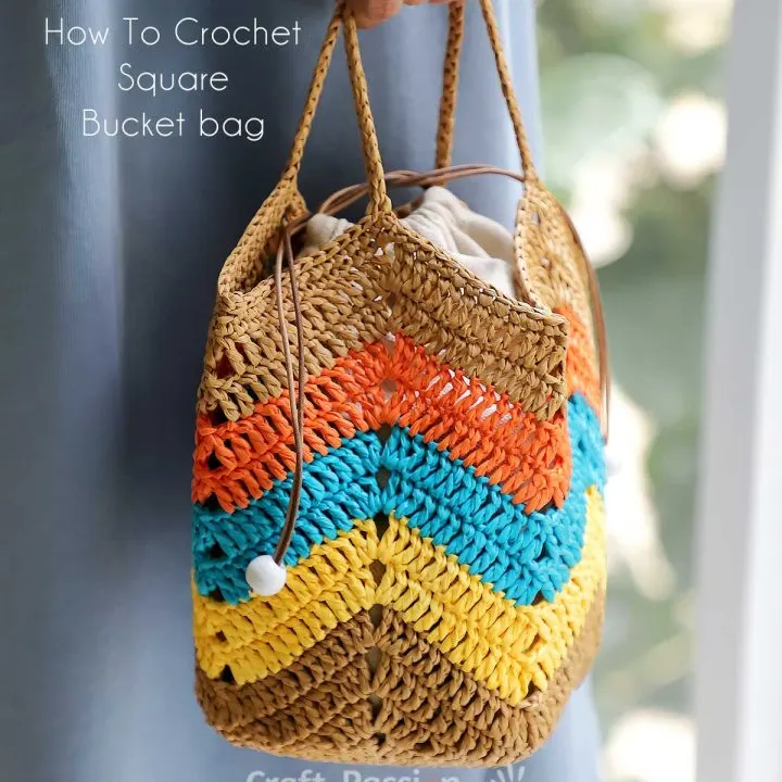 crochet bucket bag