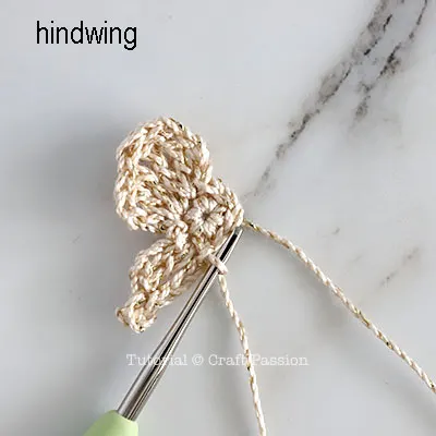 how to crochet butterfly