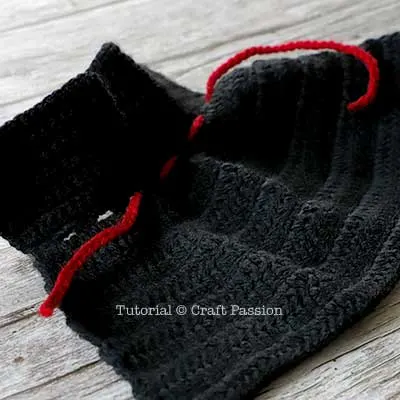 crochet devil cloak