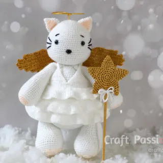 crochet cat angel