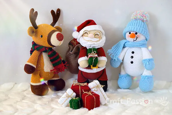 christmas amigurumi dolls crochet pattern free