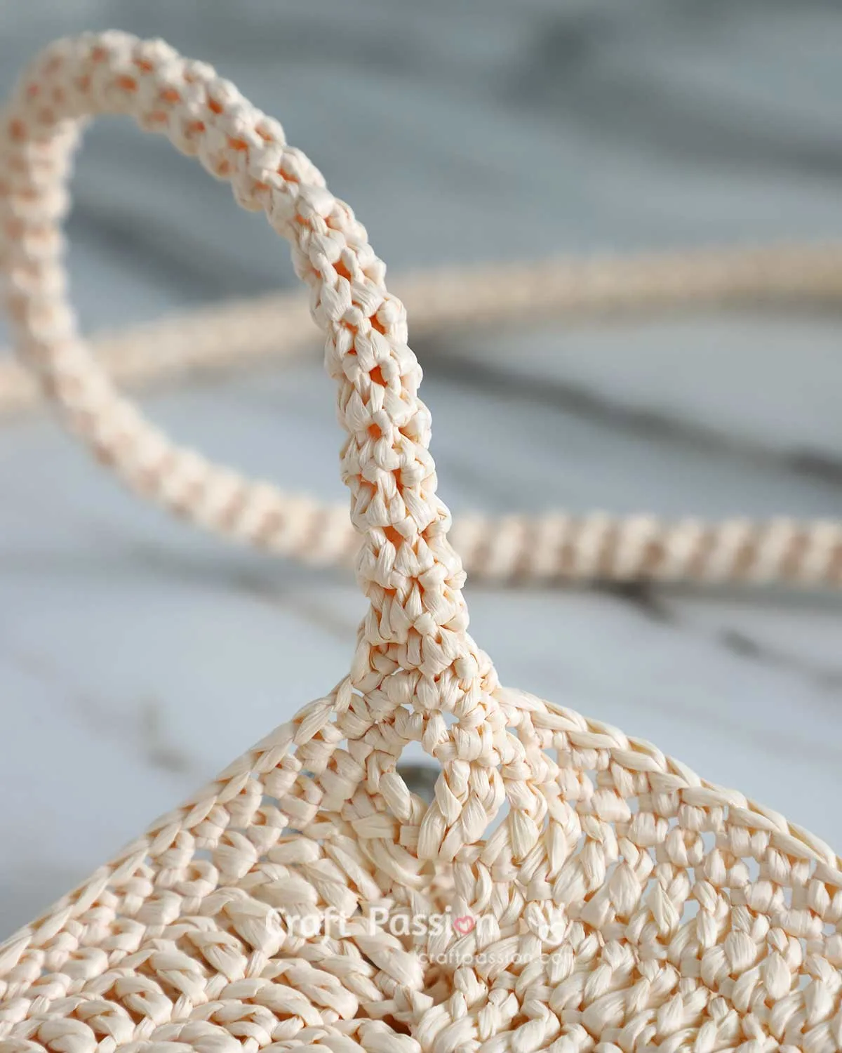crochet cord strap