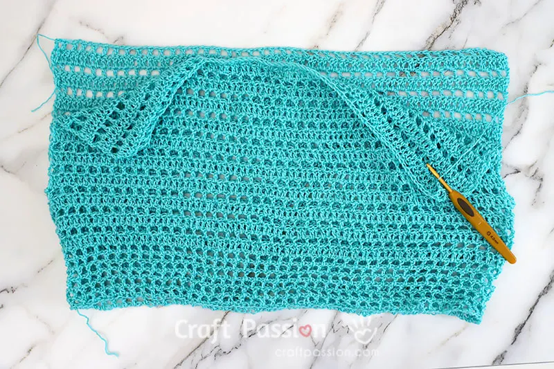 crochet cover top to with easy crochet pattern