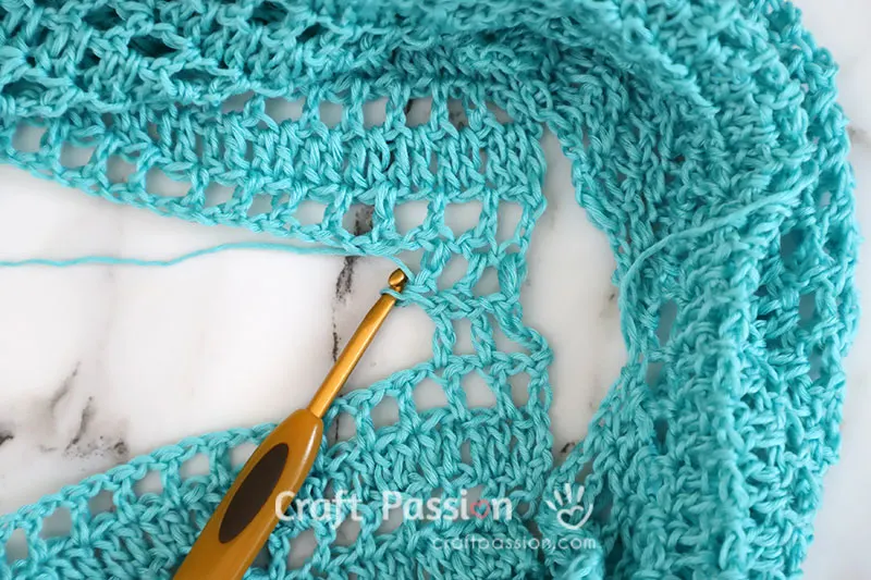 crochet shoulder for cover up top