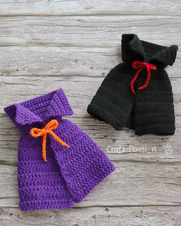 crochet witch cape pattern