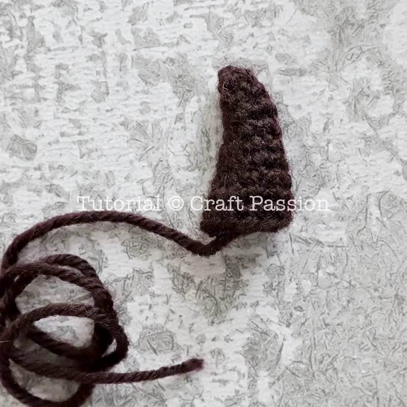 crochet dog tail