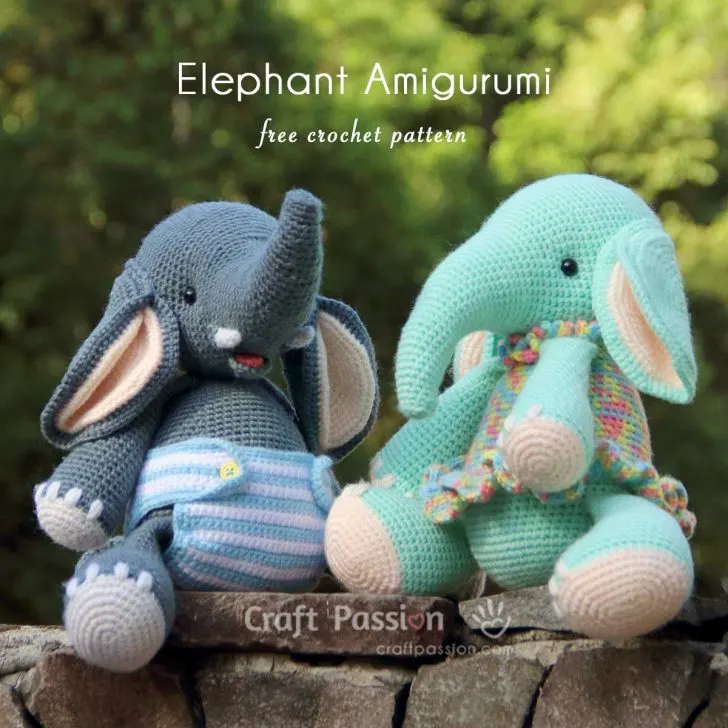 crochet elephant pattern
