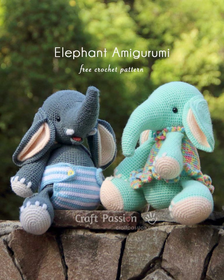 crochet elephant pattern