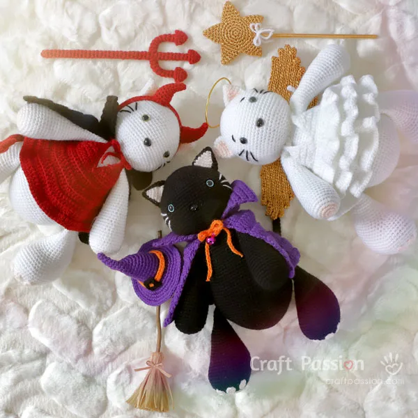 crochet halloween cat patterns
