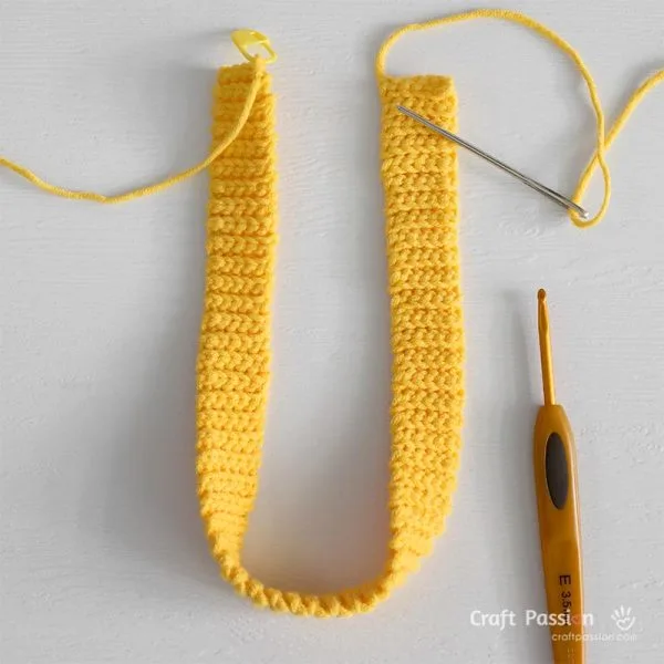easy yet stretchy crochet ribbed band using slip stitches on back loop only 