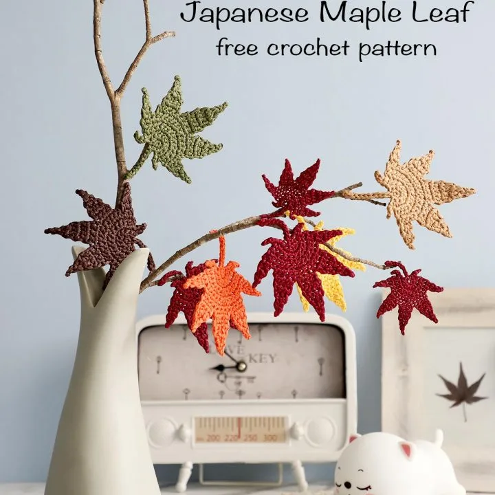 crochet japanese maple leaf pattern