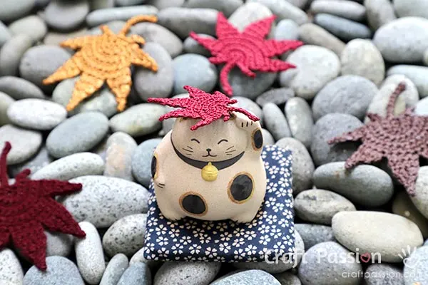 crochet japanese maple leaf pattern