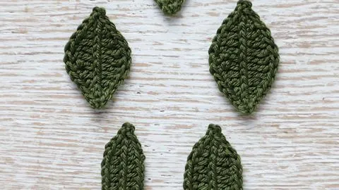 crochet leaf pattern