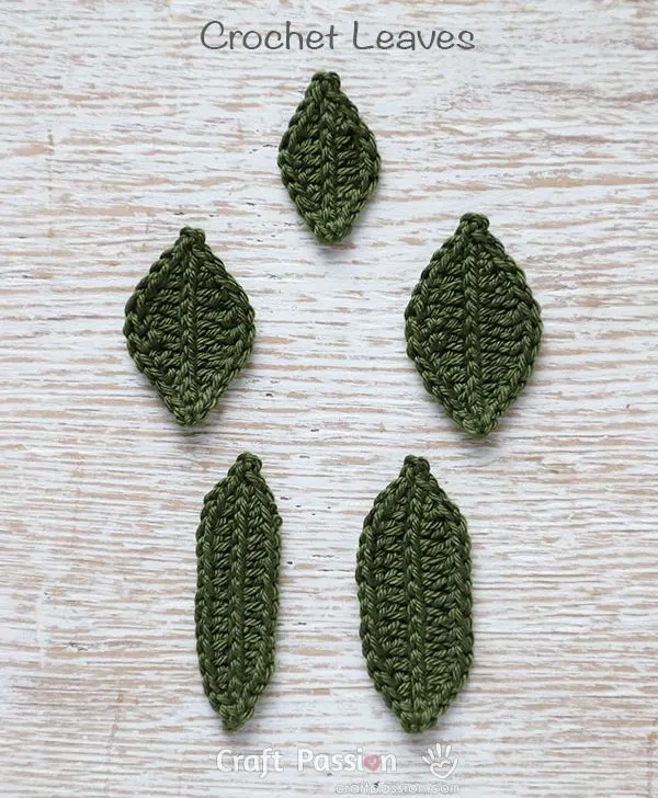 crochet leaf pattern