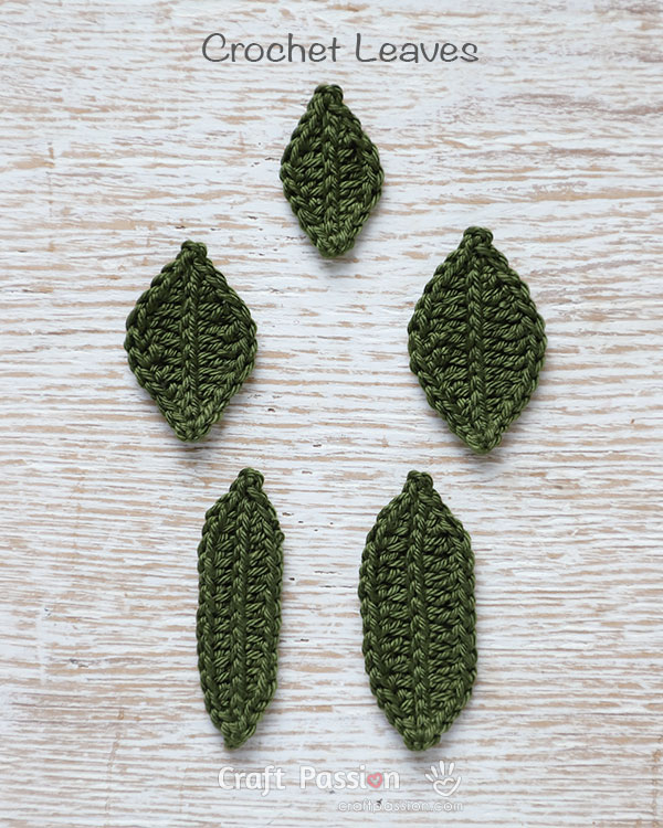 crochet leaf pattern