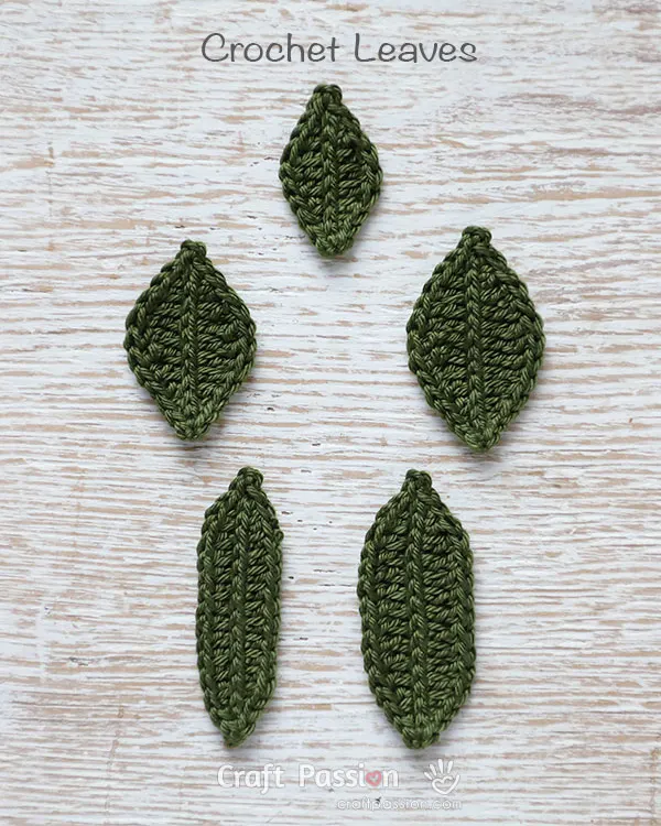 crochet leaf pattern