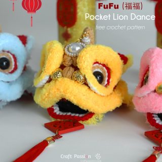 Crochet lion keychain pattern &ndash; pocket lion dance amigurumi charm Crochet a festive crochet lion keychain pattern with this free FuFu Pocket Lion Dance amigurumi tutorial. Learn how to make a cute Chinese lion charm for keychains, bag charms, or Lunar New Year decorations.