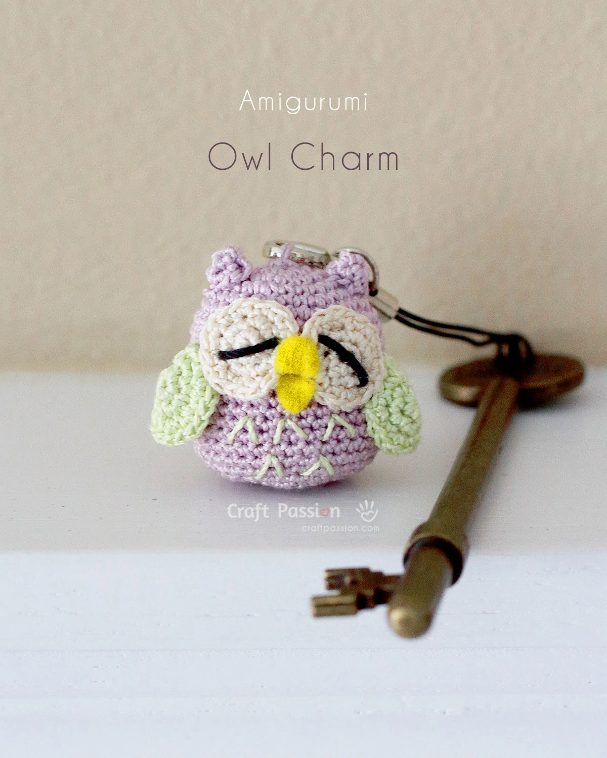 Here are some great tips for crocheting a micro amigurumi owl using lace thread and a small steel hook to make a charm. You can easily apply these tips to any existing amigurumi pattern.