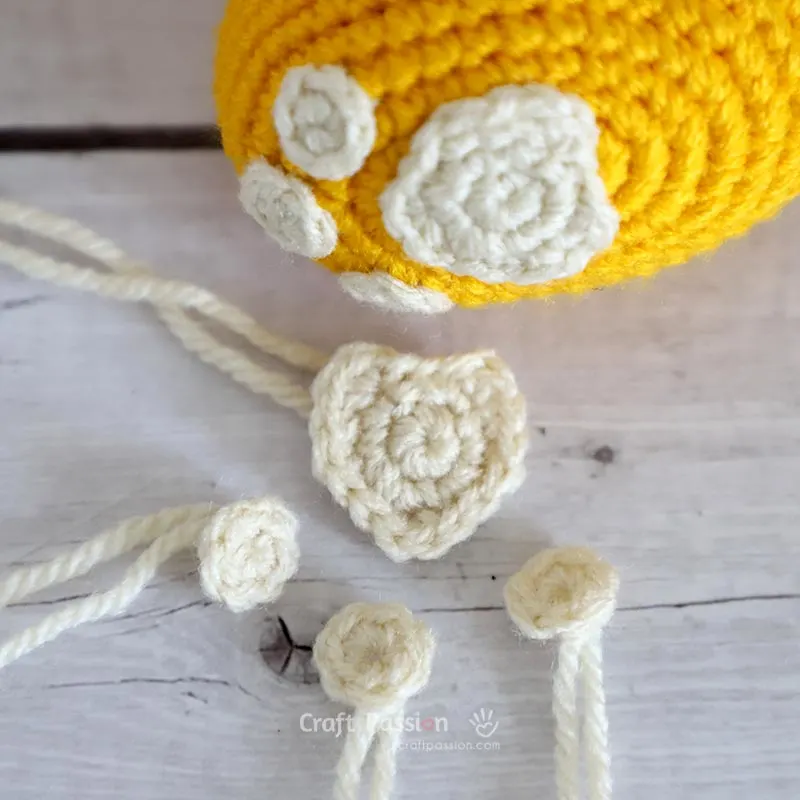 crochet tiger's paws
