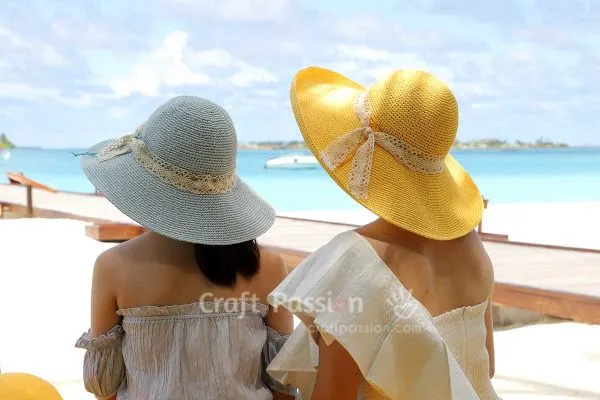 beach hat crochet pattern