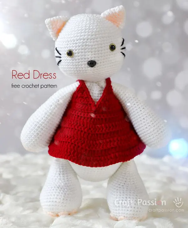 crochet dress for doll