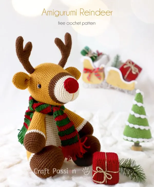 amigurumi reindeer crochet pattern