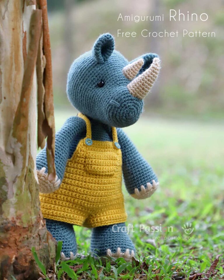 amigurumi rhino crochet pattern
