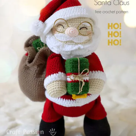crochet santa claus amigurumi