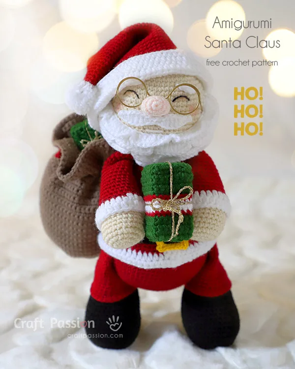 crochet santa claus amigurumi