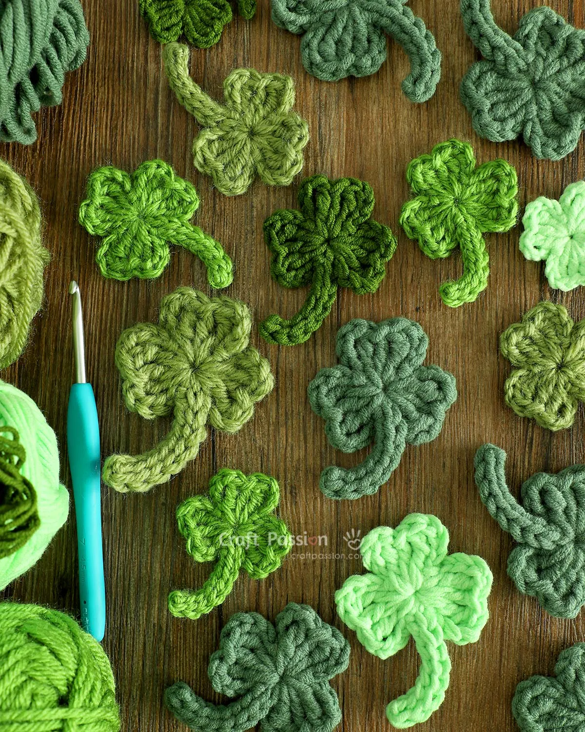 This quick & easy crochet shamrock is perfect for St. Patrick&rsquo;s Day! It&rsquo;s beginner-friendly, takes 3-5 mins, and can be modified into a 4-leaf clover!