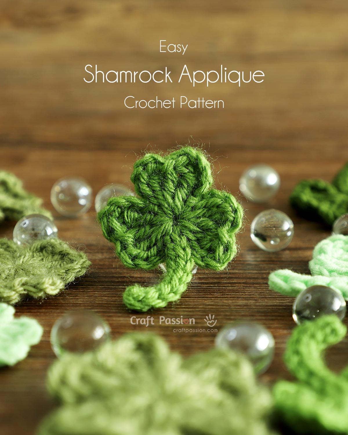 crochet shamrock pattern This quick & easy crochet shamrock is perfect for St. Patrick’s Day! It’s beginner-friendly, takes 3-5 mins, and can be modified into a 4-leaf clover!