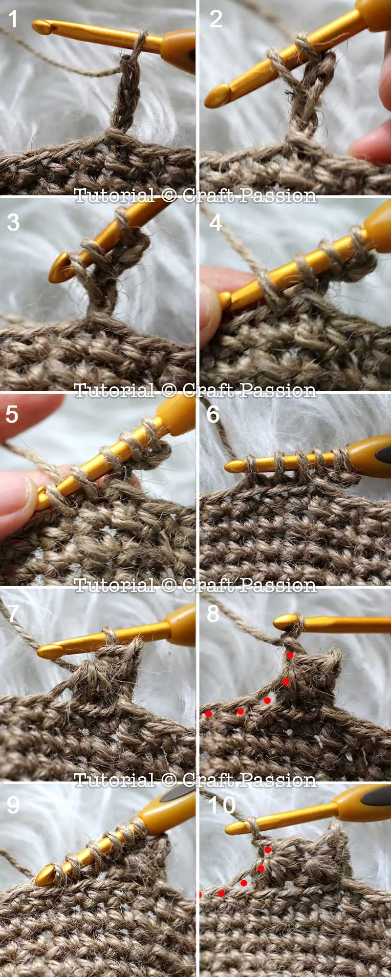 crochet star stitch