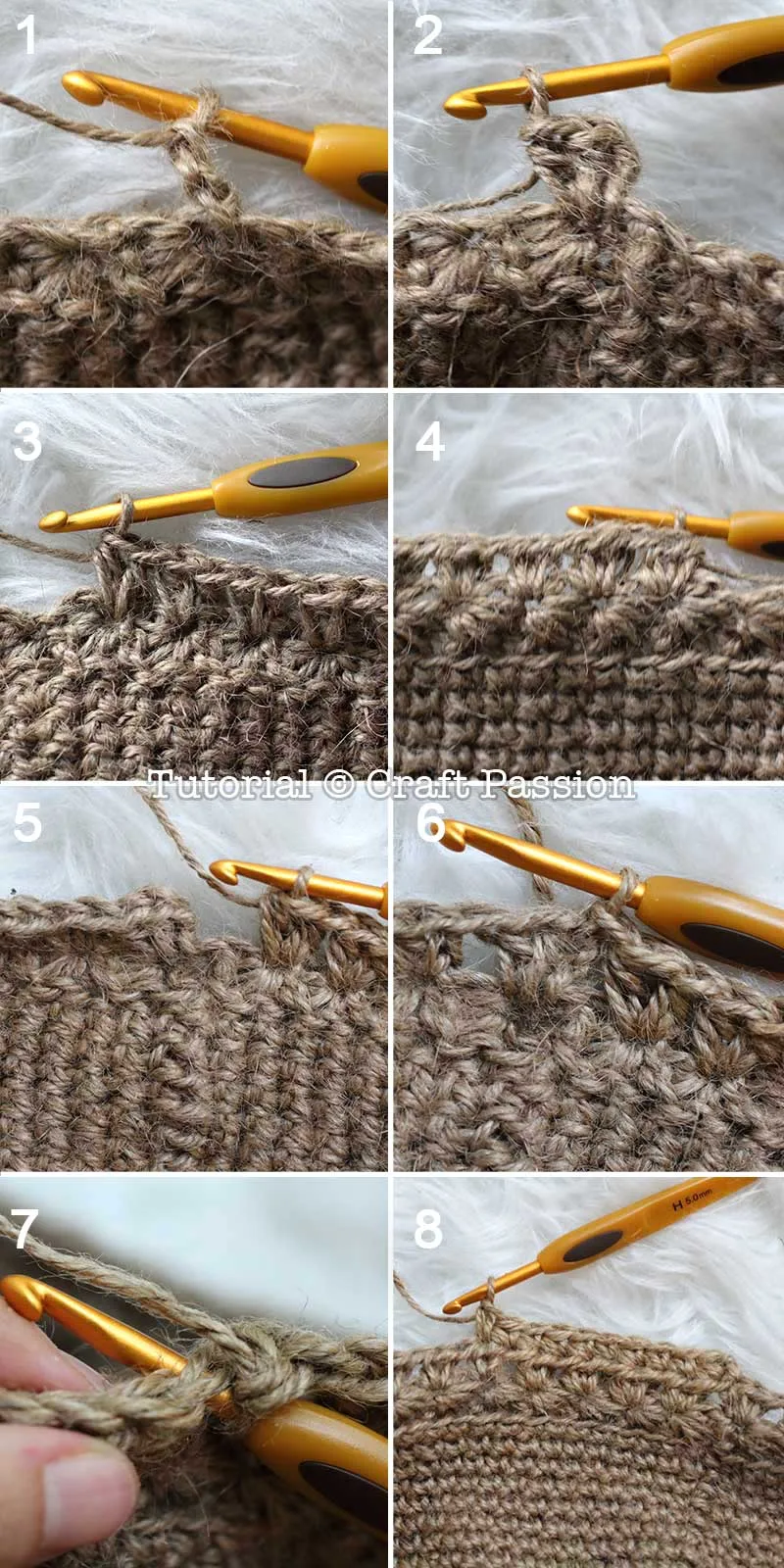 crochet star stitch