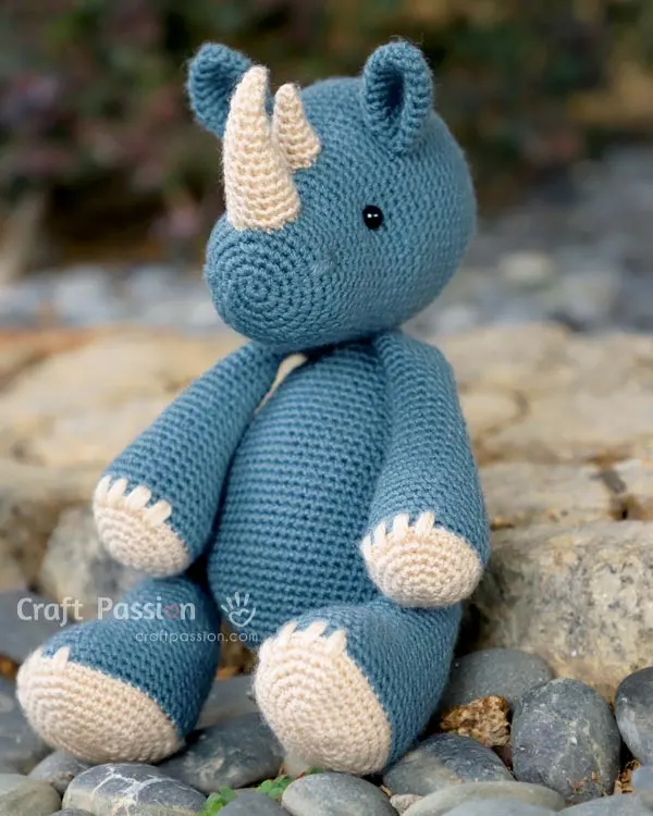 ron rhino crochet pattern