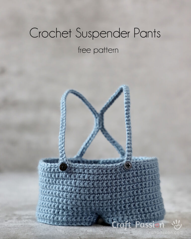 crochet suspender pants free pattern