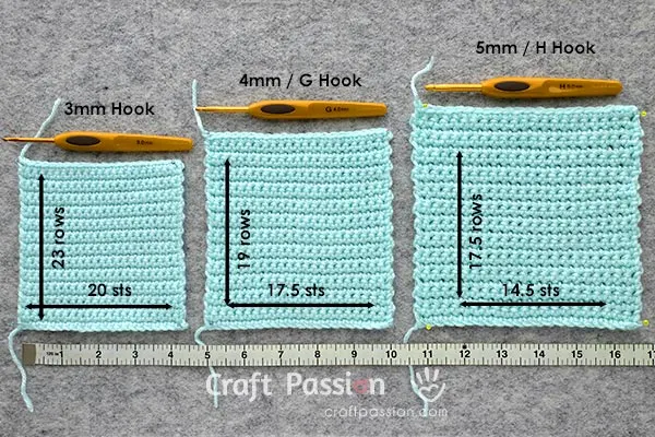 why is it important to make crochet tension swatch