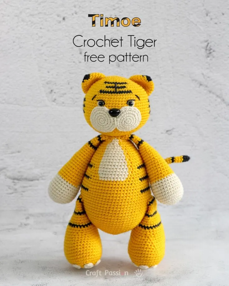 crochet tiger