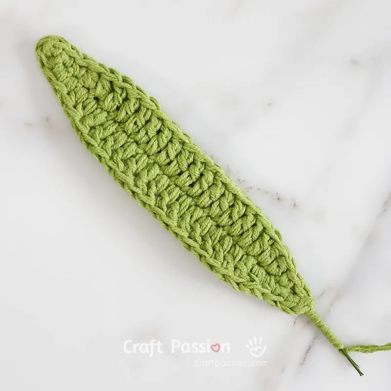 crochet leaf pattern